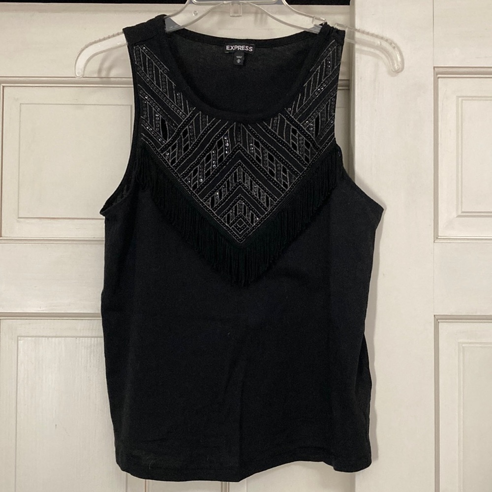 Express Fringe Tank Top